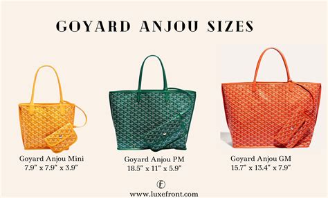 how sturdy is goyard|goyard tote bag size comparison.